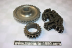 KIT DISTRIBUTION CITROEN MOTEUR 11 PERFO...CITROEN TRACTION 11CV