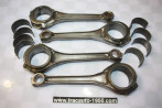 JEU DE 4 BIELLES A COUSSINETS CITROEN D121-11 MOTEUR 11 D...CITROEN TRACTION 11CV