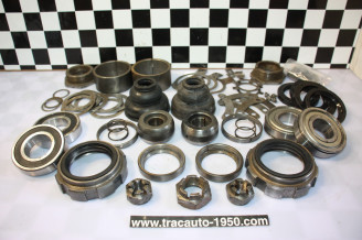 LOT DE PIECES DE PIVOT SUPERIEUR D'ESSIEU AVANT...CITROEN TRACTION 11CV