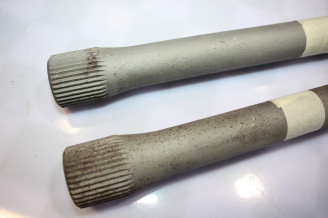 PAIRE DE BARRES DE TORSION ESSIEU AV D/G L/600mm...CITROEN TRACTION 11CV