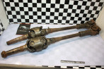 PAIRE DE TRANSMISSIONS AVANTS D/G COMPLETES...CITROEN TRACTION 11B