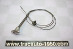 TIRETTE DE DEMARREUR AVEC BOUTON "D" L/750mm...CITROEN TRACTION 11CV 15/6