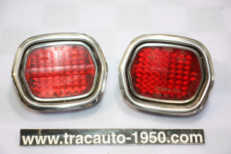 PAIRE DE CATADIOPTRES ENCASTRES AR D/G SEIMA 2014...CITROEN DS ts modèles SAUF PALLAS