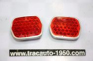 PAIRE DE CATADIOPTRES VERRE ENCASTRES AR D/G TPV456F...CITROEN DS ts modèles