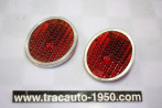 LOT DE 2 CATADIOPTRES VERRE TPV372 POUR FEUX AR...CITROEN TRACTION 11CV 15/6