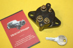 CONTACTEUR DE DEMARRAGE A CLEFS 4 BROCHES SCGEM...TRACTION 11cv/15-6 avant 06/1952 2CV AZ  VOIR DESCRIPTIF