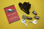 CONTACTEUR 4 BROCHES + LOT DE BARILLETS DE PORTE...CITROEN 2CV  VOIR DESCRIPTIF