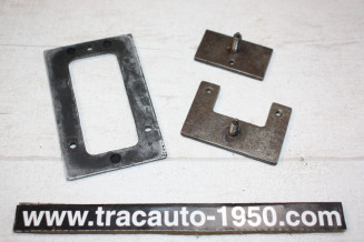 PLAQUE D'INDICATION DES VITESSES + CONTRES PLAQUES DE FIXATION...CITROEN TRACTION 11CV 15/6