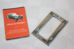 PLAQUE D'INDICATION DES VITESSES SUR TABLEAU DE BORD...CITROEN TRACTION 11CV