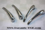 JEU DE 4 POIGNEES INTERIEURES DE PORTES...CITROEN TRACTION 11CV 15/6