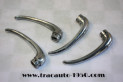 JEU DE 4 POIGNEES INTERIEURES DE PORTES...CITROEN TRACTION 11CV 15/6