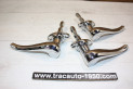 UN JEU DE 3 POIGNEES EXTERIEURES DE PORTES AV/AR...CITROEN TRACTION 11CV 15/6