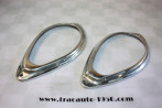 PAIRE D'ENJOLIVEURS ROBRI 230 DE FEUX D'AILES ARRIERES D/G...CITROEN TRACTION 11CV 15/6 AP/1952