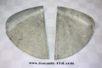 PAIRE D'ENJOLIVEURS DE SABOTS D'AILES SINTI AV D/G....CITROEN TRACTION 7 11 15/6