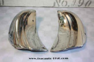 PAIRE D'ENJOLIVEURS AXO/SINTI DE SABOTS D'AILES AR D/G....CITROEN TRACTION 7 11 15/6