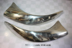 PAIRE D'ENJOLIVEURS D'AILES ARRIERES D/G...CITROEN TRACTION 11CV 15/6