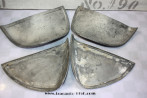 JEU D'ENJOLIVEURS DE SABOTS D'AILES AV/AR D/G AXO 810...CITROEN TRACTION 7 11 15/6