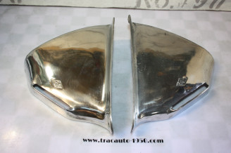 PAIRE D'ENJOLIVEURS DE SABOTS D'AILES AV D/G E.T....CITROEN TRACTION 7 11 15/6
