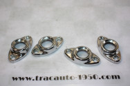 JEU DE 4 EMBASES OU COLLERETTES DE PORTES EXTERIEURES...CITROEN TRACTION 11CV 15/6