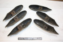 JEU DE 6 BANANES DE PARE CHOC...CITROEN TRACTION 7/11CV 15/6