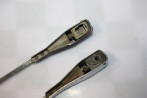 PAIRE DE BRAS D'ESSUIE GLACE SEV MARCHAL 97663 L/305-260mm...PANHARD VLL AUTOS DIVERS