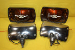 PAIRE DE FEUX ADDITIONNELS AB CIBIE IODE 35...AUTOS ANCIENNES DIVERS