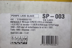 POMPE DE LAVE GLACE ELECTRIQUE M.LECOY SP.003...R5 R9 R11 R19 FUEGO...