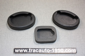 JEU DE 3 CAOUTCHOUC COUVRES PEDALES 6473...AUTOS DIVERS COLLECTIONS