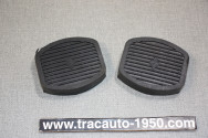 JEU DE 2 CAOUTCHOUC COUVRES PEDALES 6440...RENAULT ESTAFETTE