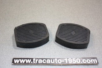 JEU DE 2 CAOUTCHOUC COUVRES PEDALES 6440...RENAULT ESTAFETTE