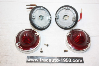 PAIRE DE FEUX ARRIERES D/G AXO...CITROEN 2CV MEHARI DS HY