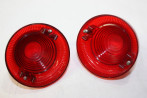 PAIRE DE CABOCHONS DE FEU ARRIERE DROIT / GAUCHE SEIMA 3054...CITROEN 2CV DS BREAK AMI 6 MEHARI
