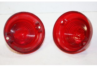 PAIRE DE CABOCHONS DE FEU ARRIERE DROIT / GAUCHE SEIMA 183C...CITROEN 2CV DS BREAK AMI 6 MEHARI