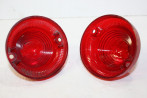 PAIRE DE CABOCHONS DE FEU ARRIERE DROIT / GAUCHE SEIMA 183C...CITROEN 2CV DS BREAK AMI 6 MEHARI