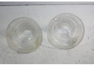 PAIRE DE CABOCHONS DE FEUX TRANSPARENTS SEIMA 189B...POUR 2CV6 AK M...