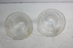 PAIRE DE CABOCHONS DE FEUX TRANSPARENTS SEIMA 189B...POUR 2CV6 AK M...