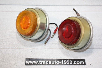 PAIRE DE FEUX ARRIERES SEIMA 599...CITROEN AMI 6