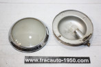 PLAFONNIER ROND VERRE DEPOLI D/100mm...AUTOS ANCIENNES DUVERS