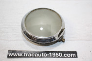 PLAFONNIER ROND VERRE DEPOLI D/100mm...AUTOS ANCIENNES DUVERS