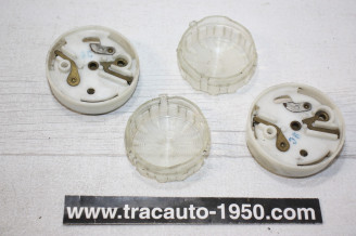 PAIRE DE PLAFONNIERS PK LMP 324D2B Ø 58mm...RENAULT 4CV DAUPHINE