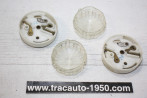 PAIRE DE PLAFONNIERS PK LMP 324D2B Ø 58mm...RENAULT 4CV DAUPHINE