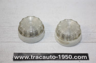 PAIRE DE PLAFONNIERS PK LMP 324D2B Ø 58mm...RENAULT 4CV DAUPHINE