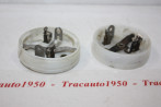 PAIRE DE PLATINES DE PLAFONNIER PK LMP 3240...4CV DAUPHINE R4 ESTAFETTE CITROEN 2CV