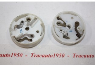 PAIRE DE PLATINES DE PLAFONNIER PK LMP 3240...4CV DAUPHINE R4 ESTAFETTE CITROEN 2CV