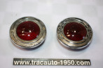 PAIRE DE CABOCHONS DE FEUX AR D/G LABINAL Ø/65mm...AUTOS ANCIENNES DIVERS