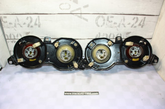 PAIRE DE BLOCS OPTIQUES DOUBLE D/G BOSCH H1/H1...BMW E30 PHASE 1