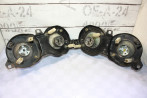 PAIRE DE BLOCS OPTIQUES DOUBLE JAUNE D/G HELLA H1/H1...BMW E30 PHASE 1