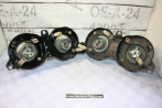 PAIRE DE BLOCS OPTIQUES DOUBLE JAUNEs D/G HELLA H1/H1...BMW E30 PHASE 1