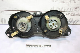 BLOC OPTIQUES DOUBLES GAUCHE JAUNE HELLA H1/H1...BMW Série 3 E30 Phase 1