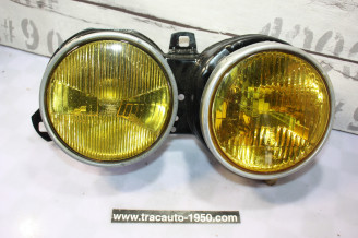 BLOC DOUBLE OPTIQUES DROIT JAUNE HELLA H1/H1...BMW Série 3 E30 Phase 1